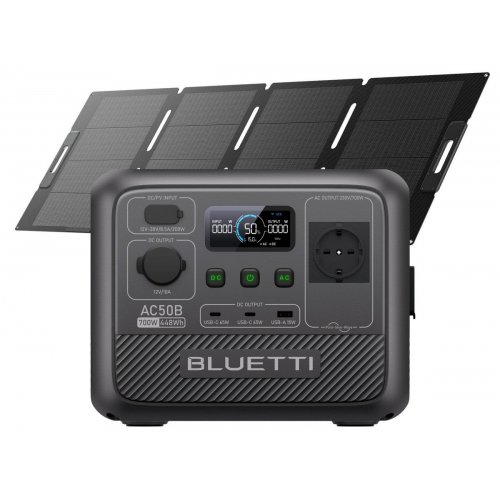 Зарядна станція BLUETTI AC50B 700W 448Wh купити в Україні: Київ, Львів, Хмельницький, Тернопіль, Івано-Франківськ | Низька ціна, відгуки, характеристики від TELEMART фото