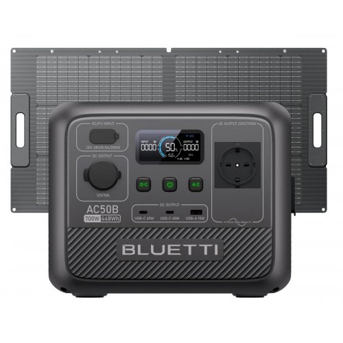 Зарядна станція BLUETTI AC50B 700W 448Wh купити в Україні: Київ, Львів, Хмельницький, Тернопіль, Івано-Франківськ | Низька ціна, відгуки, характеристики від TELEMART фото