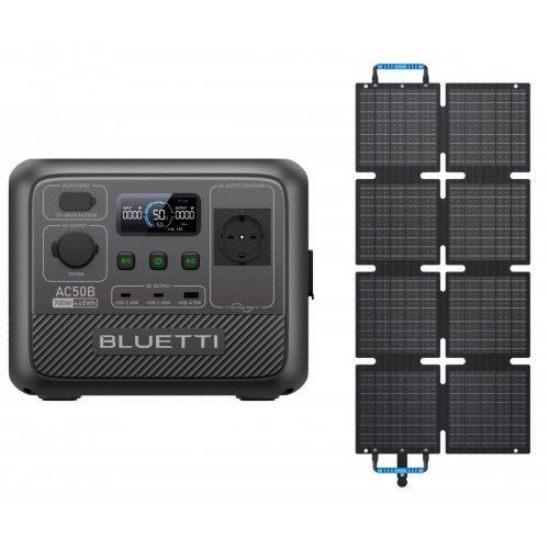 Зарядна станція BLUETTI AC50B 700W 448Wh купити в Україні: Київ, Львів, Хмельницький, Тернопіль, Івано-Франківськ | Низька ціна, відгуки, характеристики від TELEMART фото