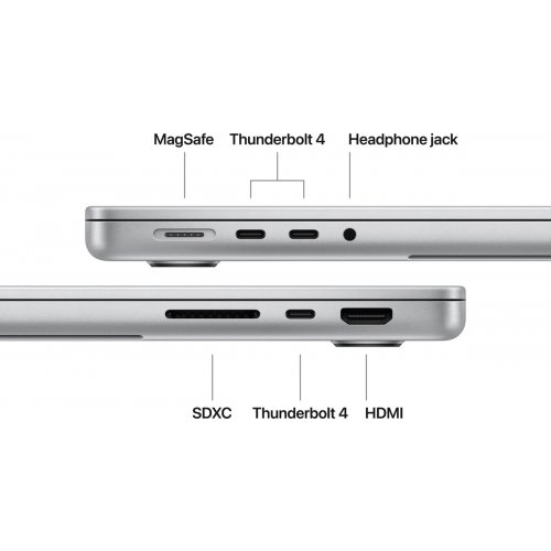 Ноутбук Apple MacBook Pro 14" M5 16/512GB 2025 (MDE44UA/A) Silver купити в Україні: Київ, Львів, Хмельницький, Тернопіль | Низька ціна, відгуки, характеристики від TELEMART фото
