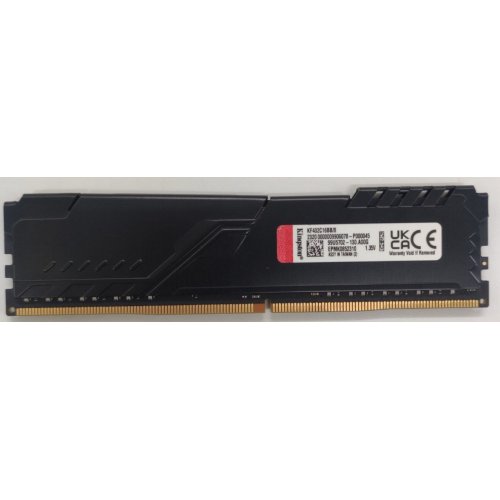 Озу Kingston DDR4 8GB 3200Mhz FURY Beast Black (KF432C16BB/8) (Восстановлено продавцом, 825870) купить в Украине: Киев, Днепр, Харьков, Одесса  | Проверка совместимости, низкая цена, отзывы, характеристики от TELEMART фото