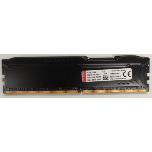 Озп Kingston DDR4 8GB 2666MHz HyperX FURY Black (HX426C15FB/8) (Відновлено продавцем, 825892) купити в Україні: Київ, Львів, Хмельницький, Тернопіль | Перевірка сумісності, низька ціна, відгуки, характеристики від TELEMART фото