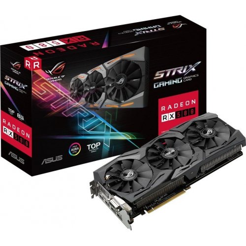 Видеокарта Asus ROG Radeon RX 580 STRIX 8192MB (ROG-STRIX-RX580-T8G-GAMING) (Восстановлено продавцом, 825925) купить в Украине: Киев, Днепр, Харьков, Одесса  | Проверка совместимости, низкая цена, отзывы, характеристики от TELEMART фото