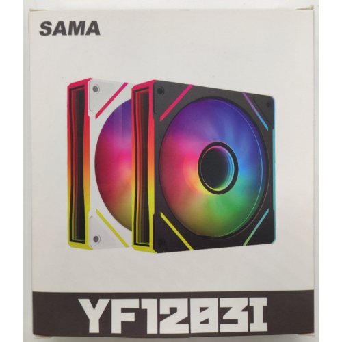 Кулер для корпуса SAMA YF1202I ARGB White (Восстановлено продавцом, 825928) купить в Украине: Киев, Днепр, Харьков, Одесса  | Проверка совместимости, низкая цена, отзывы, характеристики от TELEMART фото