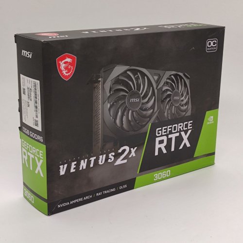 Видеокарта MSI GeForce RTX 3060 VENTUS 2X OC 12288MB (RTX 3060 VENTUS 2X 12G OC) (Восстановлено продавцом, 825945) купить в Украине: Киев, Днепр, Харьков, Одесса  | Проверка совместимости, низкая цена, отзывы, характеристики от TELEMART фото