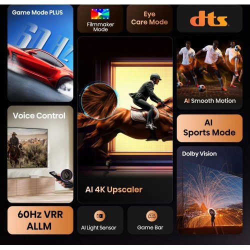 Телевізор Hisense 98" 98E7Q Black купити в Україні: Київ, Львів, Хмельницький, Тернопіль, Івано-Франківськ | Низька ціна, відгуки, характеристики від TELEMART фото