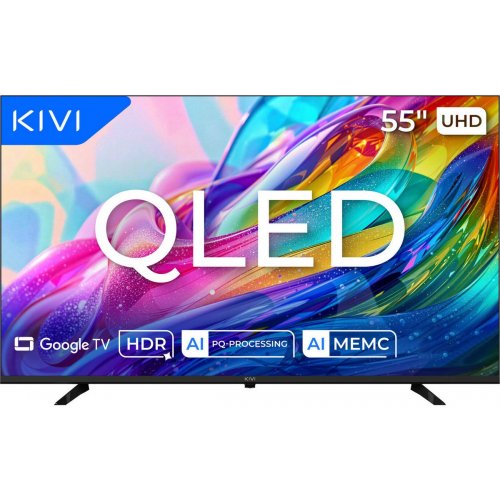 Телевізор Kivi 55" 55U820KB Black купити в Україні: Київ, Львів, Хмельницький, Тернопіль, Івано-Франківськ | Низька ціна, відгуки, характеристики від TELEMART фото