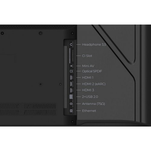 Телевізор Kivi 55" 55U820KB Black купити в Україні: Київ, Львів, Хмельницький, Тернопіль, Івано-Франківськ | Низька ціна, відгуки, характеристики від TELEMART фото