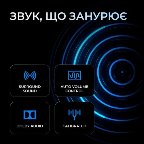 Телевізор Kivi 32" 32H800KB Black купити в Україні: Київ, Львів, Хмельницький, Тернопіль, Івано-Франківськ | Низька ціна, відгуки, характеристики від TELEMART фото