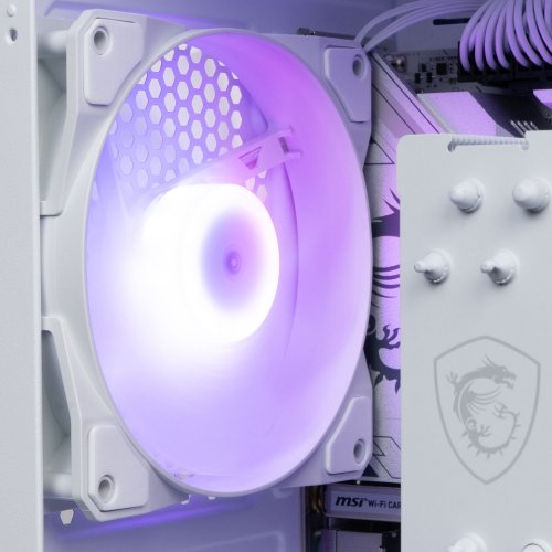 Компьютер Dragon Lucky Snow Powered_by MSI (RTX 5070 + R7 7700-WH) White купить в Украине: Киев, Днепр, Харьков, Одесса  | Низкая цена, отзывы, характеристики от TELEMART фото