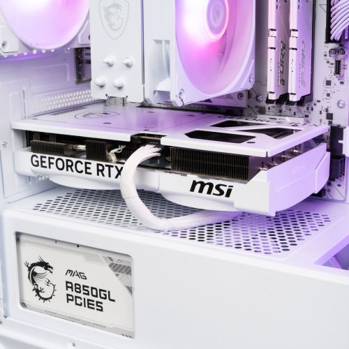 Компьютер Dragon Lucky Snow Powered_by MSI (RTX 5070 + R7 7700-WH) White купить в Украине: Киев, Днепр, Харьков, Одесса  | Низкая цена, отзывы, характеристики от TELEMART фото