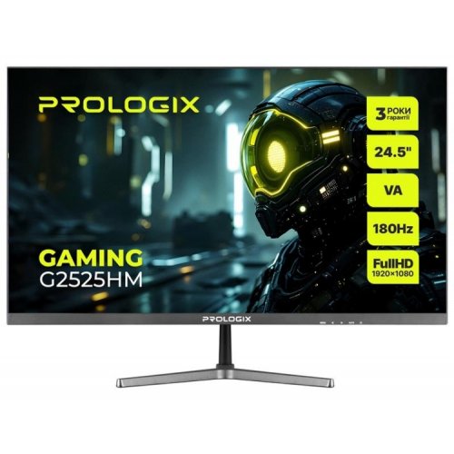 Монітор Prologix 24.5" Gaming G2525HM Black купити в Україні: Київ, Львів, Хмельницький, Тернопіль | Низька ціна, відгуки, характеристики від TELEMART фото