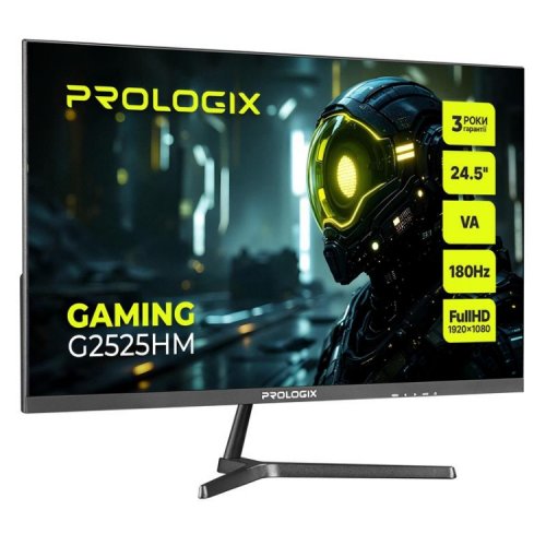 Монітор Prologix 24.5" Gaming G2525HM Black купити в Україні: Київ, Львів, Хмельницький, Тернопіль | Низька ціна, відгуки, характеристики від TELEMART фото