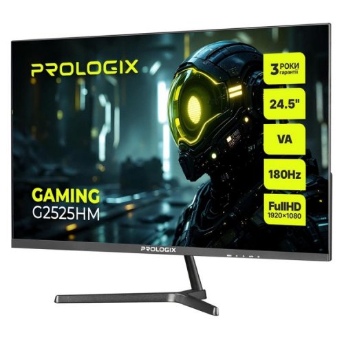 Монітор Prologix 24.5" Gaming G2525HM Black купити в Україні: Київ, Львів, Хмельницький, Тернопіль | Низька ціна, відгуки, характеристики від TELEMART фото