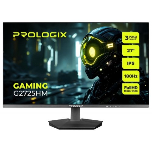 Монітор Prologix 27" Gaming G2725HM Black купити в Україні: Київ, Львів, Хмельницький, Тернопіль | Низька ціна, відгуки, характеристики від TELEMART фото