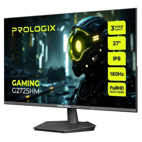 Монітор Prologix 27" Gaming G2725HM Black купити в Україні: Київ, Львів, Хмельницький, Тернопіль | Низька ціна, відгуки, характеристики від TELEMART фото
