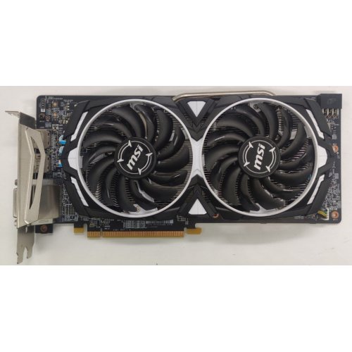 Видеокарта MSI Radeon RX 580 ARMOR OC 8192MB (RX 580 ARMOR 8G OC) (Восстановлено продавцом, 826262) купить в Украине: Киев, Днепр, Харьков, Одесса  | Проверка совместимости, низкая цена, отзывы, характеристики от TELEMART фото