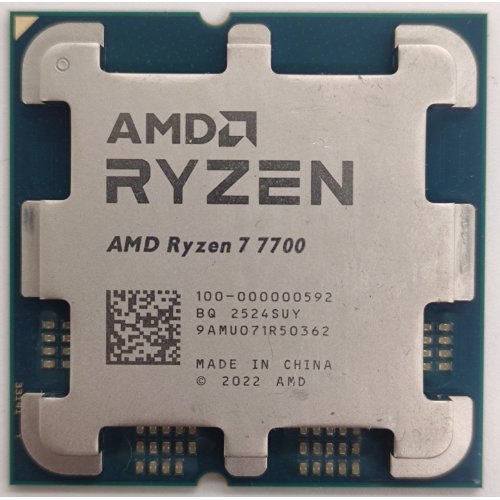 Процессор AMD Ryzen 7 7700 3.8(5.3)GHz 32MB sAM5 Tray (100-000000592) (Восстановлено продавцом, 826263) купить в Украине: Киев, Днепр, Харьков, Одесса  | Проверка совместимости, низкая цена, отзывы, характеристики от TELEMART фото