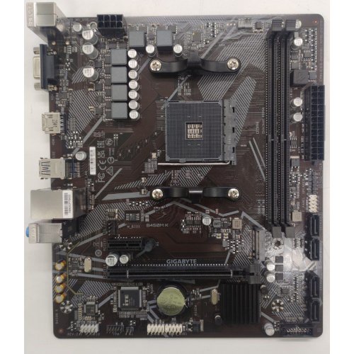 Материнська плата Gigabyte B450M K (sAM4, AMD B450) (Відновлено продавцем, 826269) купити в Україні: Київ, Львів, Хмельницький, Тернопіль, Івано-Франківськ | Перевірка сумісності, низька ціна, відгуки, характеристики від TELEMART фото