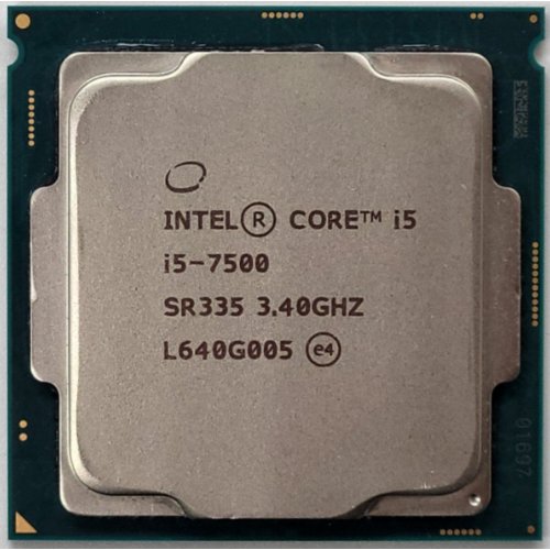 Процесор Intel Core i5-7500 3.4(3.8)GHz 6MB s1151 Tray (CM8067702868012) (Відновлено продавцем, 826330) купити в Україні: Київ, Львів, Хмельницький, Тернопіль | Перевірка сумісності, низька ціна, відгуки, характеристики від TELEMART фото