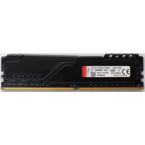 Озп Kingston DDR4 8GB 2400Mhz HyperX FURY Black (HX424C15FB2/8) (Відновлено продавцем, 826338) купити в Україні: Київ, Львів, Хмельницький, Тернопіль | Перевірка сумісності, низька ціна, відгуки, характеристики від TELEMART фото
