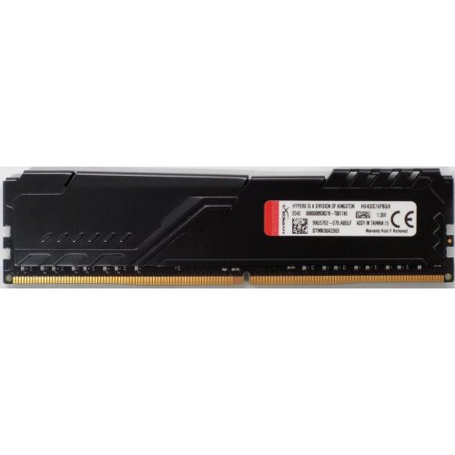 Озп HyperX DDR4 8GB 3200Mhz Fury Black (HX432C16FB3/8) (Відновлено продавцем, 826340) купити в Україні: Київ, Львів, Хмельницький, Тернопіль | Перевірка сумісності, низька ціна, відгуки, характеристики від TELEMART фото