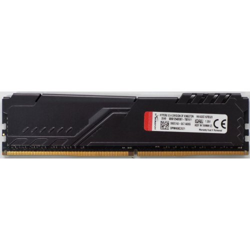 Озп HyperX DDR4 8GB 3200Mhz Fury Black (HX432C16FB3/8) (Відновлено продавцем, 826342) купити в Україні: Київ, Львів, Хмельницький, Тернопіль | Перевірка сумісності, низька ціна, відгуки, характеристики від TELEMART фото