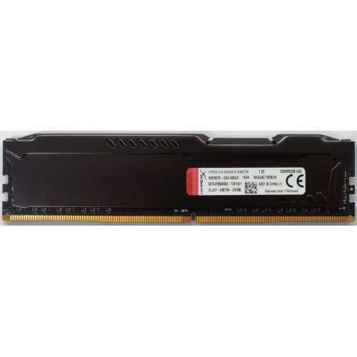 Озп Kingston DDR4 8GB 2400Mhz HyperX FURY Black (HX424C15FB2/8) (Відновлено продавцем, 826345) купити в Україні: Київ, Львів, Хмельницький, Тернопіль | Перевірка сумісності, низька ціна, відгуки, характеристики від TELEMART фото