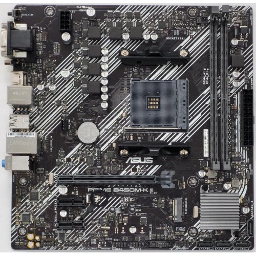 Материнская плата Asus PRIME B450M-K II (sAM4, AMD B450) (Восстановлено продавцом, 826348) купить в Украине: Киев, Днепр, Харьков, Одесса  | Проверка совместимости, низкая цена, отзывы, характеристики от TELEMART фото