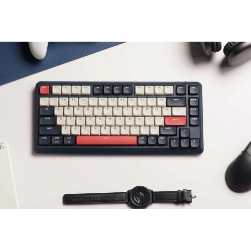 Клавіатура Keychron J1 82 Key RGB Hot-Swap Brown Switch (J1-Q3-UA) White купити в Україні: Київ, Львів, Хмельницький, Тернопіль, Івано-Франківськ | Низька ціна, відгуки, характеристики від TELEMART фото