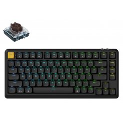 Клавіатура Keychron J1 82 Key RGB Hot-Swap Brown Switch (J1-H3-UA) Black