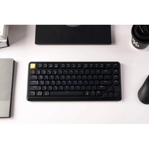 Клавіатура Keychron J1 82 Key RGB Hot-Swap Brown Switch (J1-H3-UA) Black купити в Україні: Київ, Львів, Хмельницький, Тернопіль, Івано-Франківськ | Низька ціна, відгуки, характеристики від TELEMART фото