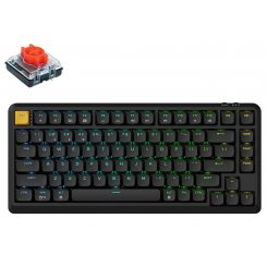 Клавіатура Keychron J1 82 Key RGB Hot-Swap Red Switch (J1-H1-UA) Black