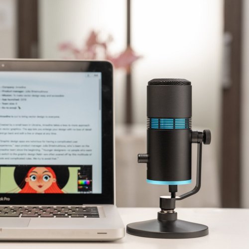 Микрофон Thronmax V8 (V8THRONMAX) Black купить в Украине: Киев, Днепр, Харьков, Одесса  | Низкая цена, отзывы, характеристики от TELEMART фото