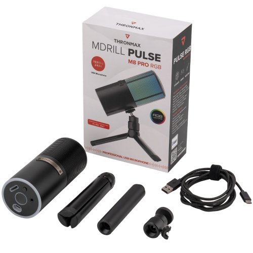Микрофон Thronmax Pulse Pro M8P (M8PTHRONMAX) Black купить в Украине: Киев, Днепр, Харьков, Одесса  | Низкая цена, отзывы, характеристики от TELEMART фото