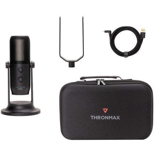 Мікрофон Thronmax MDrill Ghost M2RGB (M2RGBTHRONMAX) Black купити в Україні: Київ, Львів, Хмельницький, Тернопіль, Івано-Франківськ | Низька ціна, відгуки, характеристики від TELEMART фото
