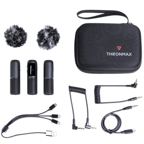 Петличный микрофон Thronmax C2 Space (C2THRONMAX) Black купить в Украине: Киев, Днепр, Харьков, Одесса  | Низкая цена, отзывы, характеристики от TELEMART фото