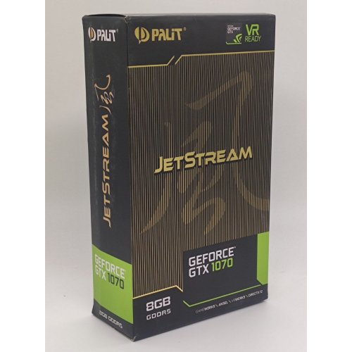 Видеокарта Palit GeForce GTX 1070 JetStream 8192MB (NE51070015P2-1041J) (Восстановлено продавцом, 826595) купить в Украине: Киев, Днепр, Харьков, Одесса  | Проверка совместимости, низкая цена, отзывы, характеристики от TELEMART фото