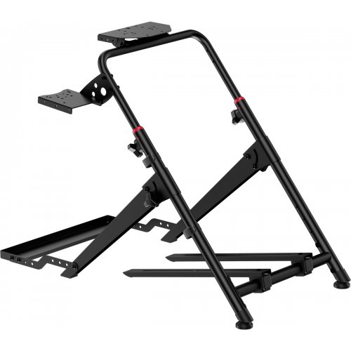 Стенд для крепления руля, коробки передач и педалей GamePro RS033 Black купить в Украине: Киев, Днепр, Харьков, Одесса  | Низкая цена, отзывы, характеристики от TELEMART фото