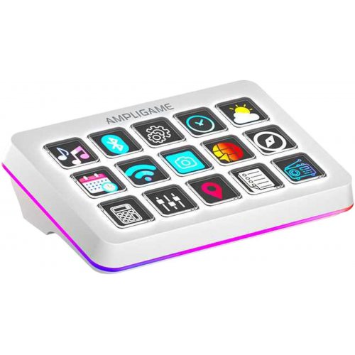 Контролер для стрімінга Fifine Stream Deck D6 White купити в Україні: Київ, Львів, Хмельницький, Тернопіль, Івано-Франківськ | Низька ціна, відгуки, характеристики від TELEMART фото