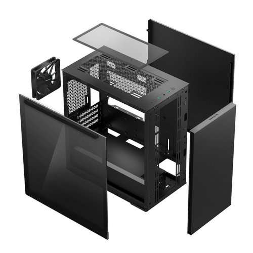 Корпус Deepcool MACUBE 110 Tempered Glass без БЖ (R-MACUBE110-BKNGM1N-G-1) Black (Відновлено продавцем, 826620) купити в Україні: Київ, Львів, Хмельницький, Тернопіль | Перевірка сумісності, низька ціна, відгуки, характеристики від TELEMART фото