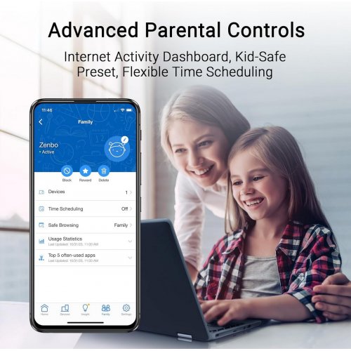 Wi-Fi роутер Asus RT-BE55 купити в Україні: Київ, Львів, Хмельницький, Тернопіль, Івано-Франківськ | Низька ціна, відгуки, характеристики від TELEMART фото