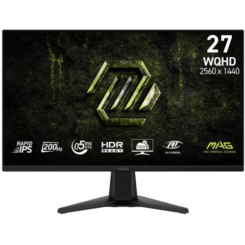 Монітор MSI 27" MAG 275QF E20 Black купити в Україні: Київ, Львів, Хмельницький, Тернопіль, Івано-Франківськ | Низька ціна, відгуки, характеристики від TELEMART фото
