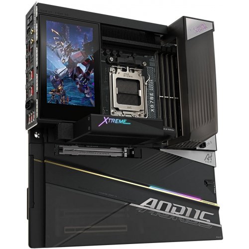 Материнська плата Gigabyte X870E AORUS XTREME X3D AI TOP (sAM5, AMD X870E) купити в Україні: Київ, Львів, Хмельницький, Тернопіль, Івано-Франківськ | Перевірка сумісності, низька ціна, відгуки, характеристики від TELEMART фото
