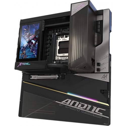 Материнська плата Gigabyte X870E AORUS XTREME X3D AI TOP (sAM5, AMD X870E) купити в Україні: Київ, Львів, Хмельницький, Тернопіль, Івано-Франківськ | Перевірка сумісності, низька ціна, відгуки, характеристики від TELEMART фото