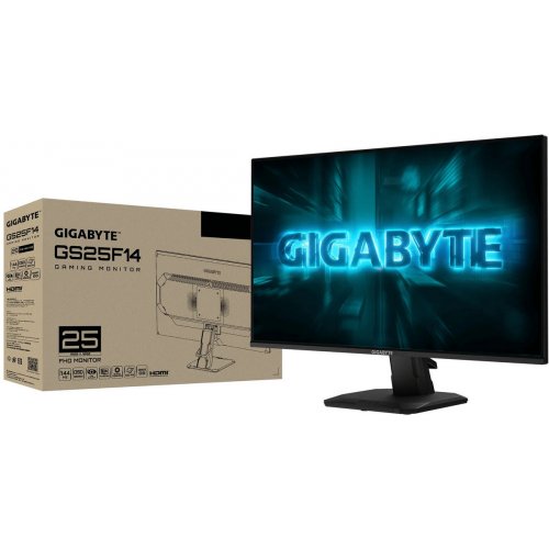 Монітор Gigabyte 24.5" GS25F14 Black купити в Україні: Київ, Львів, Хмельницький, Тернопіль, Івано-Франківськ | Низька ціна, відгуки, характеристики від TELEMART фото