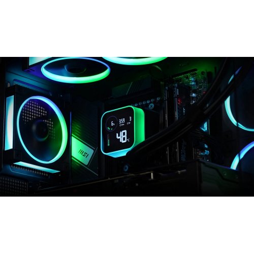Готовая СВО Deepcool LQ360 ULTRA ARGB (R-LQ360-BKASMC-G-1) Black купить в Украине: Киев, Днепр, Харьков, Одесса  | Проверка совместимости, низкая цена, отзывы, характеристики от TELEMART фото