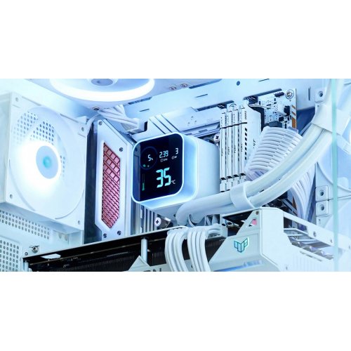 Готовая СВО Deepcool LQ360 ULTRA ARGB (R-LQ360-WHASMC-G-1) White купить в Украине: Киев, Днепр, Харьков, Одесса  | Проверка совместимости, низкая цена, отзывы, характеристики от TELEMART фото