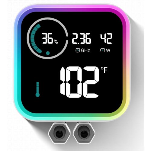 Готовая СВО Deepcool LQ360 ULTRA ARGB (R-LQ360-WHASMC-G-1) White купить в Украине: Киев, Днепр, Харьков, Одесса  | Проверка совместимости, низкая цена, отзывы, характеристики от TELEMART фото