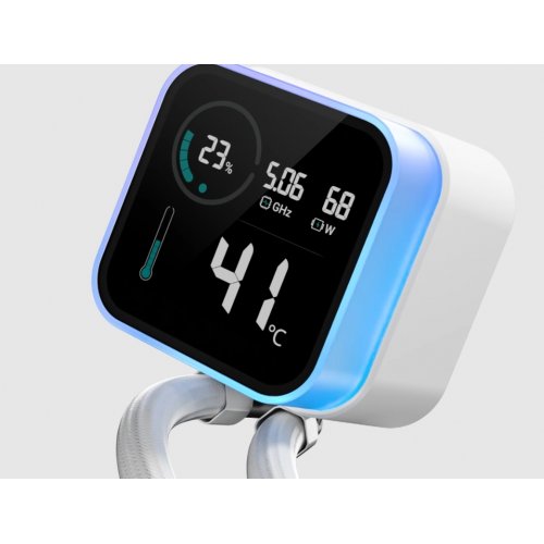 Готовая СВО Deepcool LQ360 ULTRA ARGB (R-LQ360-WHASMC-G-1) White купить в Украине: Киев, Днепр, Харьков, Одесса  | Проверка совместимости, низкая цена, отзывы, характеристики от TELEMART фото